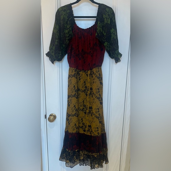 Carolina K off the shoulder Long Dress Size Small - Picture 6 of 8